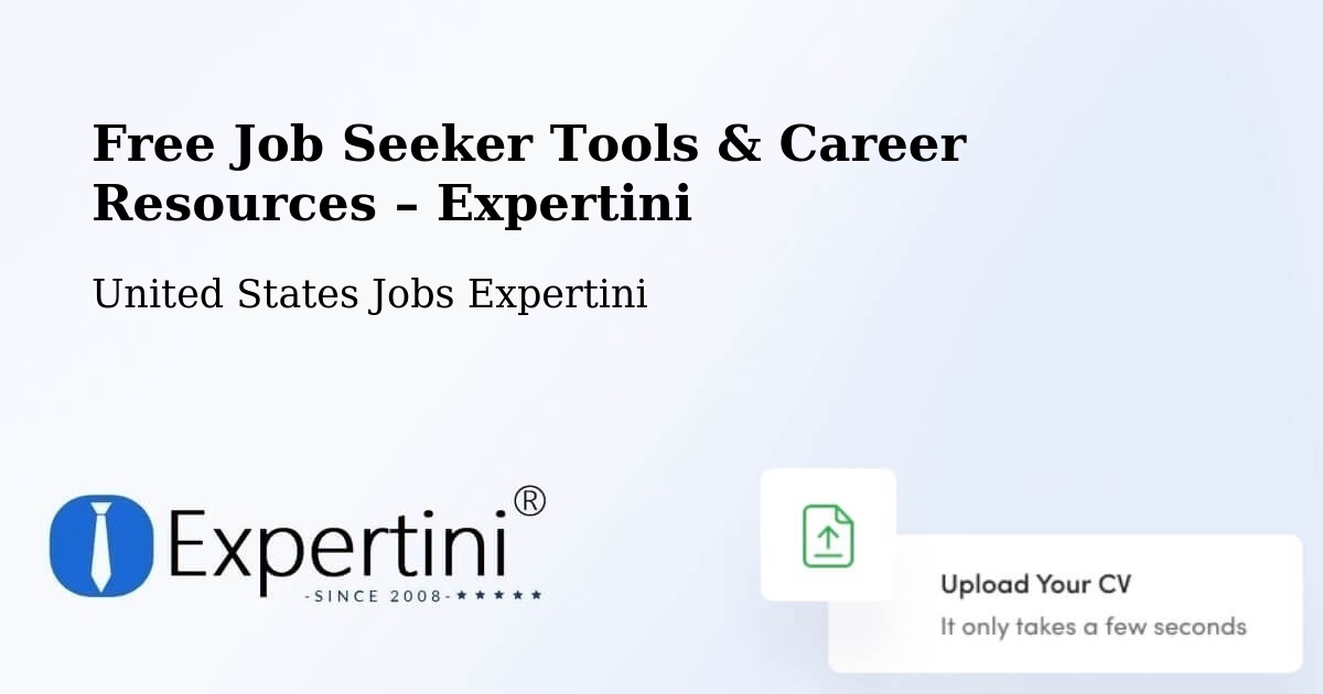 Free Job Seeker Tools & Career Resources – Chestnut Ridge - Chestnut Ridge, United States Jobs Expertini